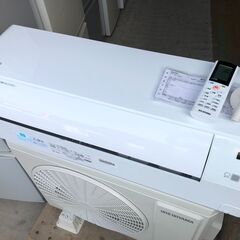 【動作保証あり】IRIS OHYAMA 2021年 2.2kw 6畳用 ルームエアコン IKF-222G【管理KR265】