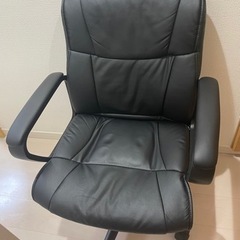【sold】☆中古　オフィスチェア　椅子　デスクチェア　革