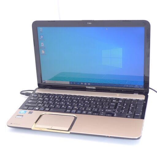中古良品 新品爆速SSD 15インチ 金色 ノートパソコン 東芝 T552/36GK Celeron 4GB Blu-ray 無線 カメラ Windows10 Office済 即使用可