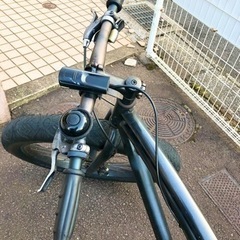オフロード　マウンテンバイク　自転車　マッドブラック
