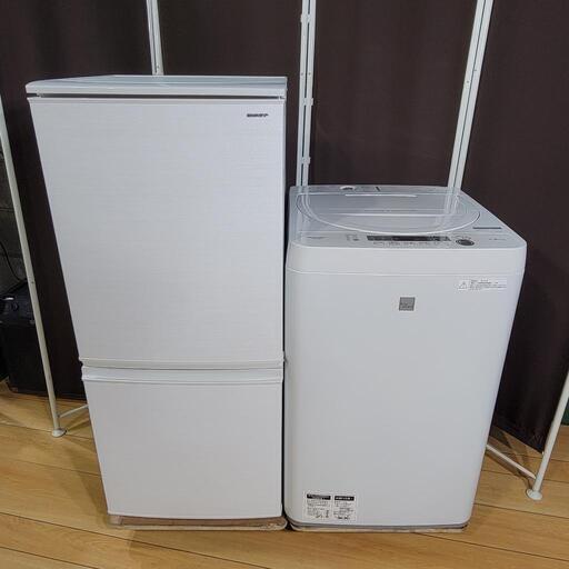 ‍♂️h622売約済み❌関西エリア無料配送⭕高年式2018年製！SHARP 家電セット 冷蔵庫 洗濯機