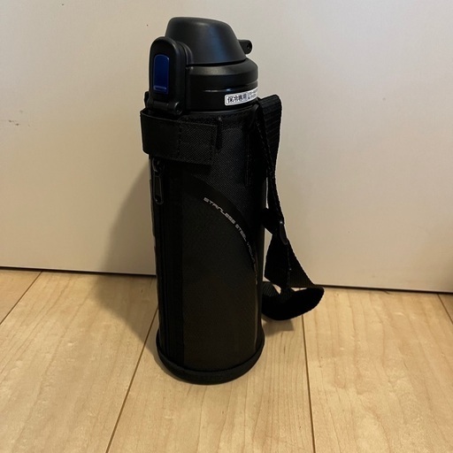 【美品】象印　ステンレス　水筒　カバー付き