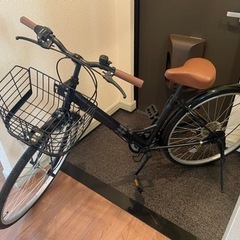 自転車/折畳シティサイクル　(¥21,199→¥2,000)