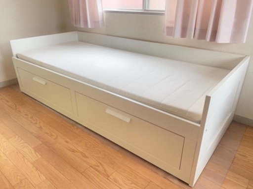 【IKEA】ソファベッド(引き出しでダブルにも)