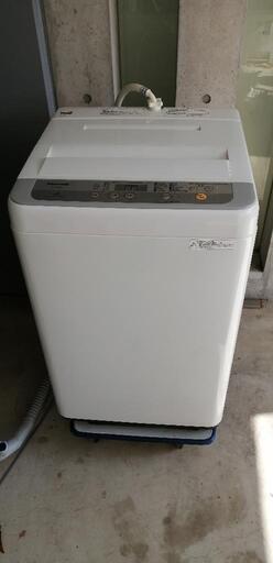 【美品】[配達無料]全自動洗濯機　5.0kg  Panasonic  NA-F50B11  動作品  2018年製