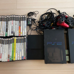 PS2 本体３つ　カセット５０本以上