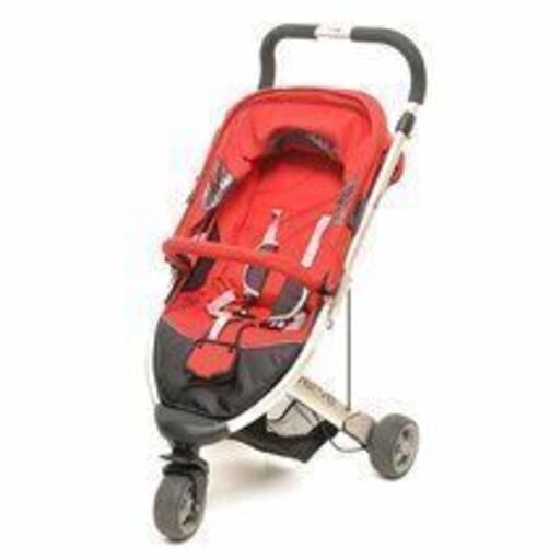 【リサイクル市場エコ伊川谷】Britax ベビーカー VERVE ベルべ マーズレッド コンパクト 自立型 三輪です!【取りに来られる方限定】