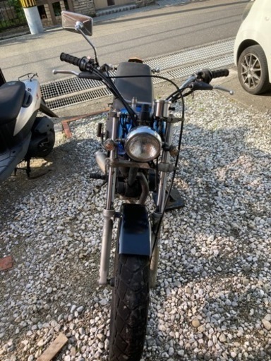 TW200［訳あり］予備タンク、未使用ミラー有り