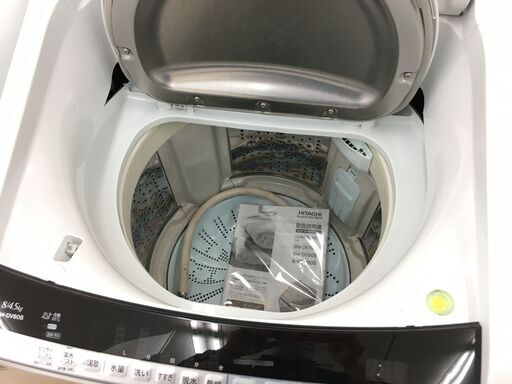 日立 ビートウォッシュ タテ型洗濯乾燥機 8kg BW-DV80B 2018年製