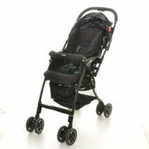 【リサイクル市場エコ伊川谷】Aprica アップリカ A型ベビーカー ラクーナ 92997 除菌メンテナンス シート類洗濯済み カモブラック【取りに来られる方限定】