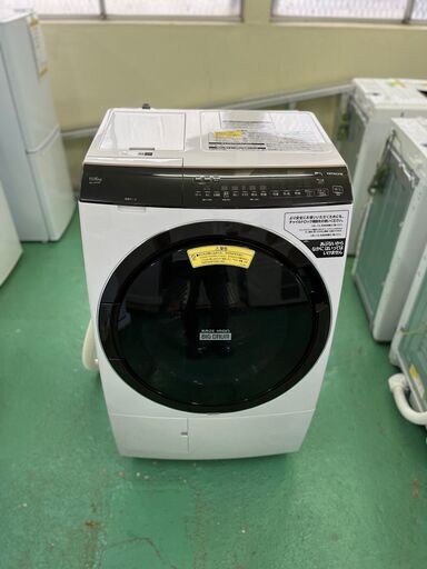 ★美品★日立 BD-SX110FL 2021年 洗濯 11kg 乾燥 6kg ドラム式洗濯機 自動投入 スマホ連携 AI自動運転 ヒートサイクル HITACHI