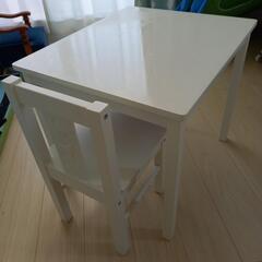 IKEA　子供　テーブル　イスセット