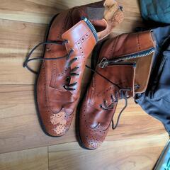 ★革靴　ブーツ　ブラウン　27cm 