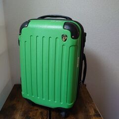 1泊2日用 小型スーツケース 緑 グリーン