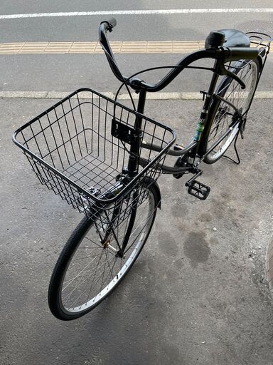 リサイクルショップどりーむ荒田店 No1519 自転車　ママチャリ　２６インチ　ギア切り替え付き　LEDオートライト付き　鍵付き　シンプルで乗りやすい♪ リサイクルショップどりーむ荒田店 No1519 自転車 ママチャリ 26