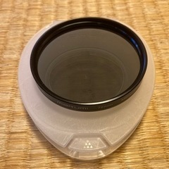 偏光フィルタ　72mm 差し上げます