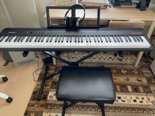 ほぼ新品Rolandキーボードセット(消音機能付き)