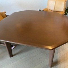 値下げ　ダイニングテーブルセット、リクライニングチェア(キャスター付)