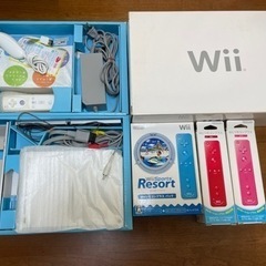 Wii本体、リモコン、ソフトのセット
