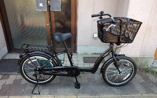美品☆VIRG mini[ビルゴ ミニ]20吋 小径自転車 内装3段/LEDオート/ブラック