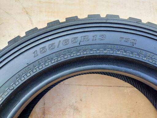 値下げ【希少】新品未使用　ラリータイヤ　DUNLOP　155/65R13