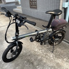 【終了】折りたたみ電動自転車(輪行バック付き)
