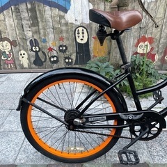 2503】ビーチクルーザー CALIFORNIAN BIKE 24インチ 12,700円（防犯 