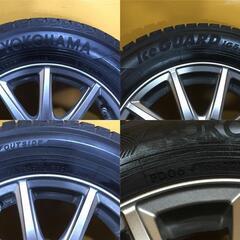 No.856　ヨコハマ　アイスガード IG50 plus 185/65Ｒ14　2015年製　SIBILLA NEXT GS-5　14ｘ5.5Ｊ　PCD100　4穴