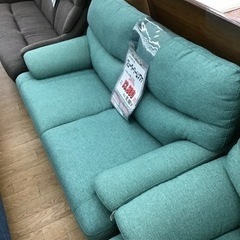 KF-19【ご来店頂ける方限定】ニトリ キャッツ3 2シーターソファ グリーン