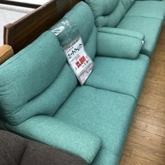 KF-19【ご来店頂ける方限定】ニトリ キャッツ3 2シーターソファ グリーン