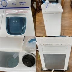 I581 ☆ HITACHI 二層式洗濯機 （5.5㎏）☆ 2018年製 ⭐動作確認済