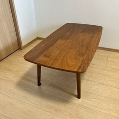 【ネット決済】折り畳み式木製ローテーブル