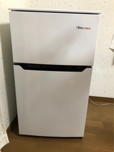 1人用の冷蔵庫　2020年製ハイセンス93L