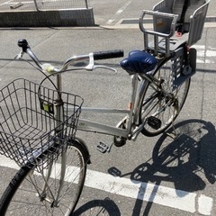 日本製自転車　28インチ　子供乗せれます