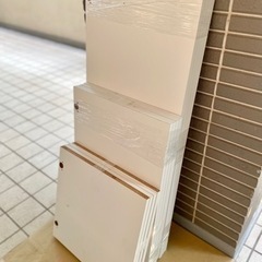 【無料】白い扉板12枚
