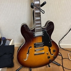 【ネット決済】Grote セミアコースティックギター+ギタースタ...