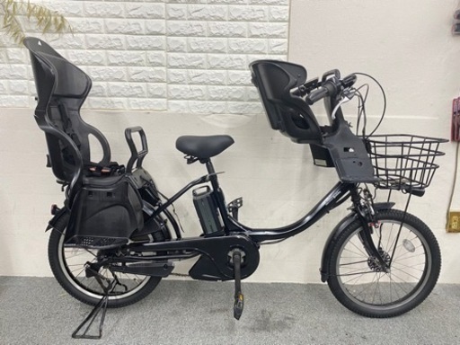 人気な3人乗り電動自転車　ヤマハパスバビー　子供シート付き
