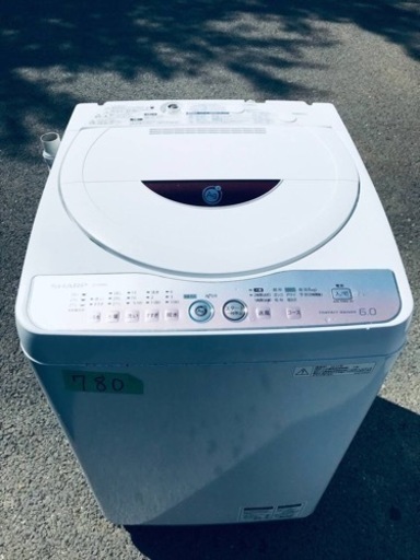 780番 SHARP✨電気洗濯機✨ES-GE60N-P‼️