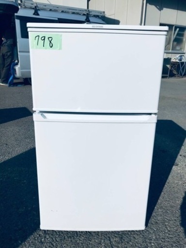 ✨2018年製✨798番 アイリスオーヤマ✨ノンフロン冷凍冷蔵庫✨IRR-A09TW-W‼️