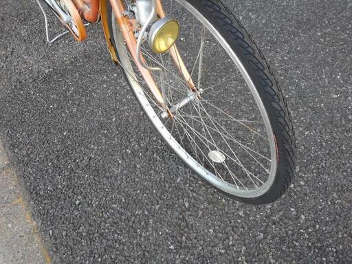 中古自転車２０６５　前後タイヤ新品！　２６インチ　６段ギヤ　ダイナモライト 中古自転車2065 前後タイヤ新品！ 26インチ 6段ギヤ ダイナモ