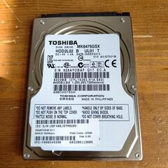 HDD TOSIBA SATA 2.5インチ 9mm 640GB