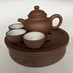 台湾茶器　急須　茶杯　茶盤セット
