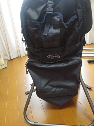 mont-bell　背負子　　ベビーキャリア　新品サンシェードつき