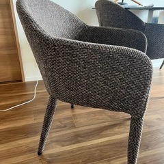 ダイニングチェア　4脚　ファブリック