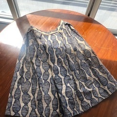 エスニック布★綿絹ギャザースカート