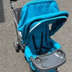 joovy ジュービー　二人乗りベビーカー　リアシート　レインカバー付き 2人乗りベビーカー ジュービー joovy (リアシート・レインカバー付)