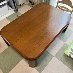 木製テーブル　120cm ブラウン