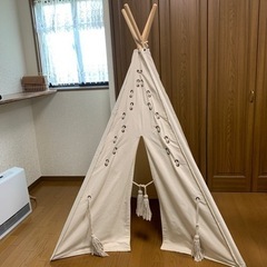 帆布キャンバス生地のテント/子供部屋・キッズルーム