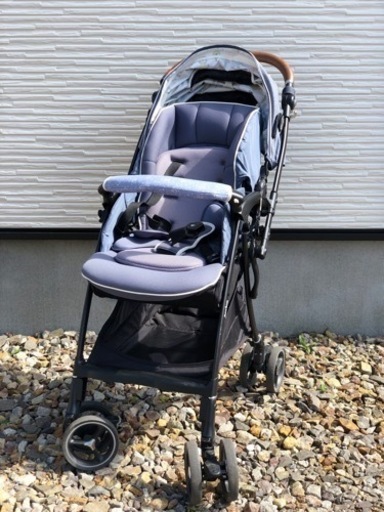 Aprica ベビーカー ラクーナビッテ クッション 限定モデル ネイビー 美