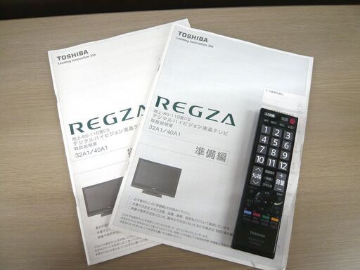 液晶テレビ 40型 東芝 2010年製 40A1 中古 説明書付き テレビ